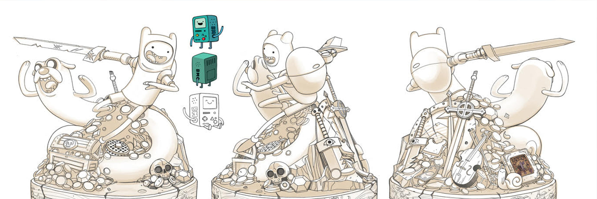 Behind the Scenes of Our Upcoming ADVENTURE TIME Jake and Finn Statue