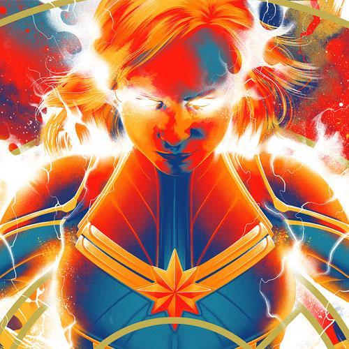 CAPTAIN MARVEL: Posters & Enamel Pins by Matt Taylor!