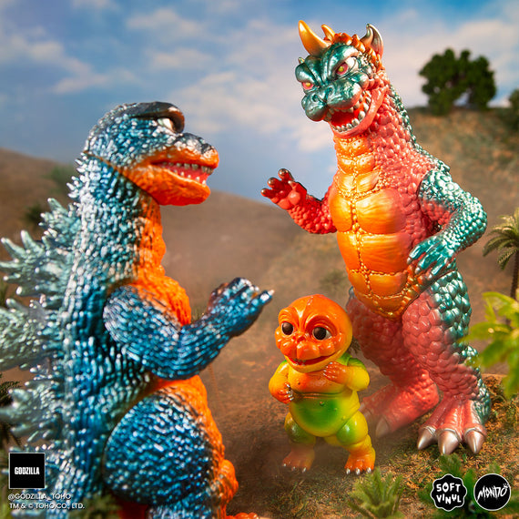 All Monsters Attack Soft Vinyl Figure Set - Tropical Variant