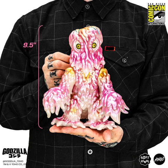 Godzilla and Hedorah Soft Vinyl Figure Set - Cherry Blossom Glow In the Dark Variant