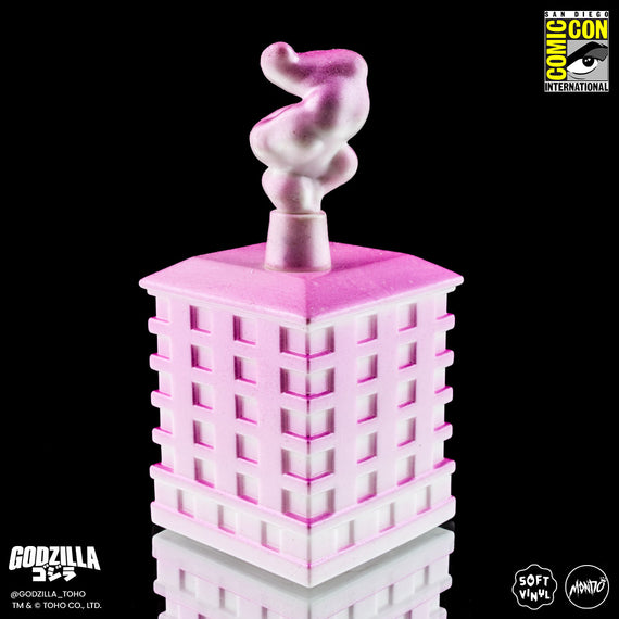 Godzilla and Hedorah Soft Vinyl Figure Set - Cherry Blossom Glow In the Dark Variant