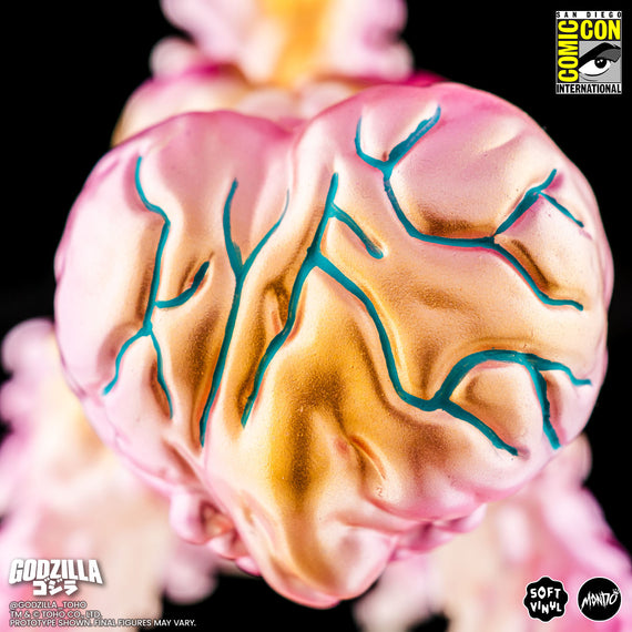 Godzilla and Hedorah Soft Vinyl Figure Set - Cherry Blossom Glow In the Dark Variant