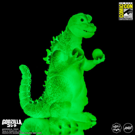 Godzilla and Hedorah Soft Vinyl Figure Set - Cherry Blossom Glow In the Dark Variant