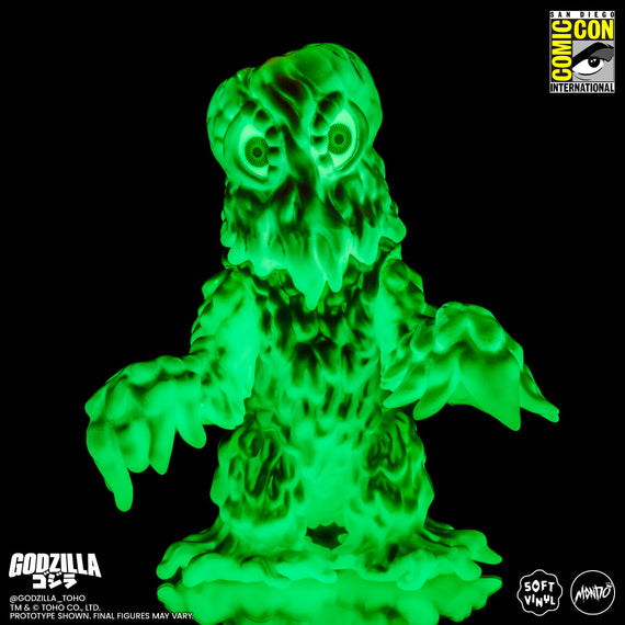 Godzilla and Hedorah Soft Vinyl Figure Set - Cherry Blossom Glow In the Dark Variant