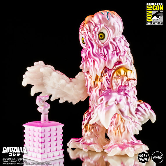 Godzilla and Hedorah Soft Vinyl Figure Set - Cherry Blossom Glow In the Dark Variant