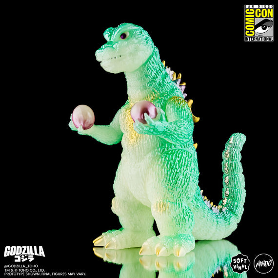 Godzilla and Hedorah Soft Vinyl Figure Set - Cherry Blossom Glow In the Dark Variant