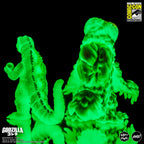 Godzilla and Hedorah Soft Vinyl Figure Set - Cherry Blossom Glow In the Dark Variant