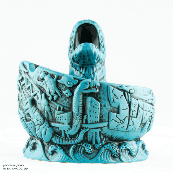 Godzilla Destroy All Monsters Tiki Bowl - Heat Ray Variant