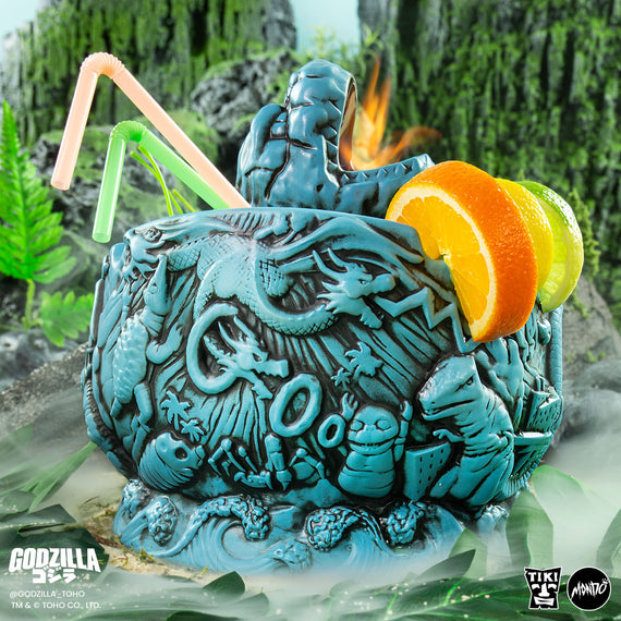 Godzilla Destroy All Monsters Tiki Bowl - Heat Ray Variant
