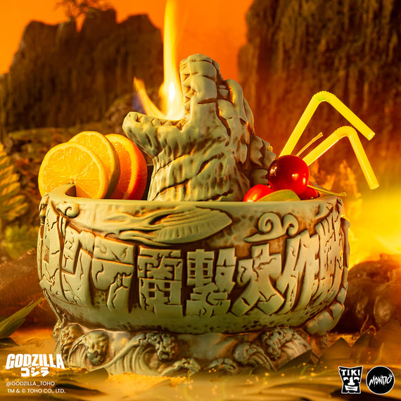 Godzilla Destroy All Monsters Tiki Bowl - Heat Ray Variant