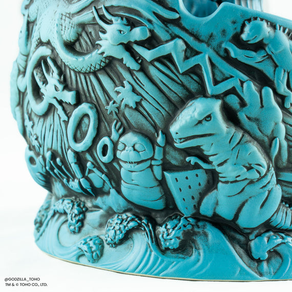 Godzilla Destroy All Monsters Tiki Bowl - Heat Ray Variant