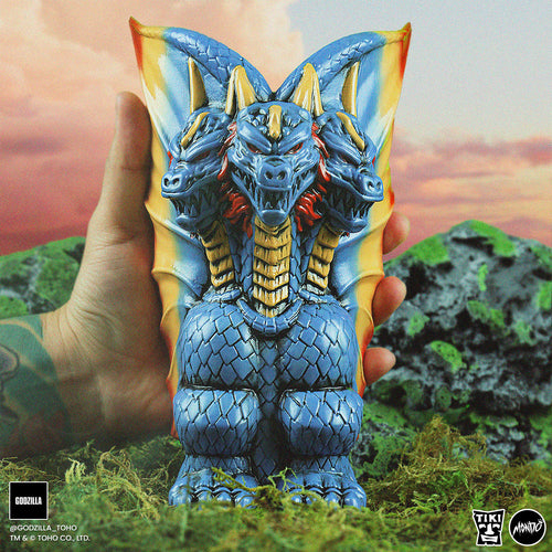 King Ghidorah Tiki Mug Tri-colored Terror Variant