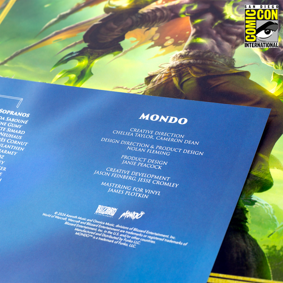 World of Warcraft: 20 Years of Music 4XLP (SDCC Exclusive Gold)