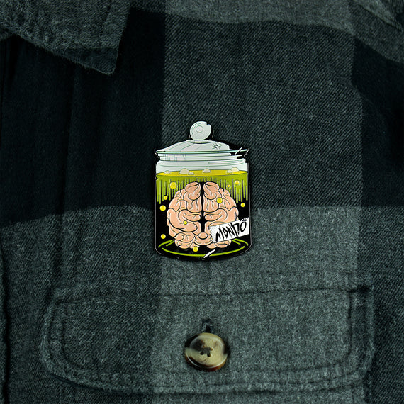 Mondo Pickled Brain Enamel Pin