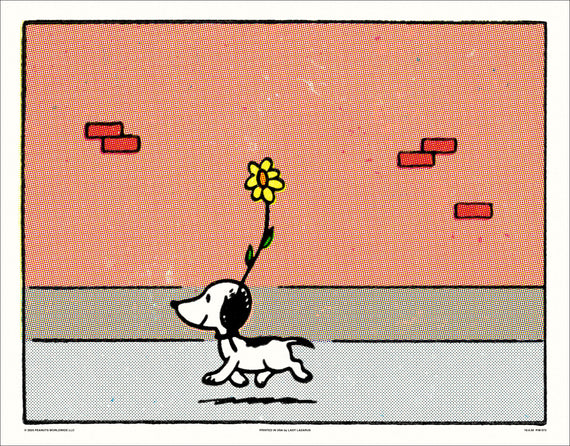 Peanuts First Appearance of Snoopy Poster