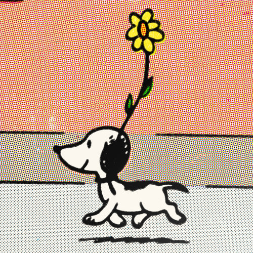 Peanuts First Appearance of Snoopy Poster