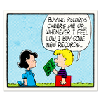 Peanuts New Records Poster