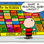 Peanuts A Beautiful Gory Layout Poster