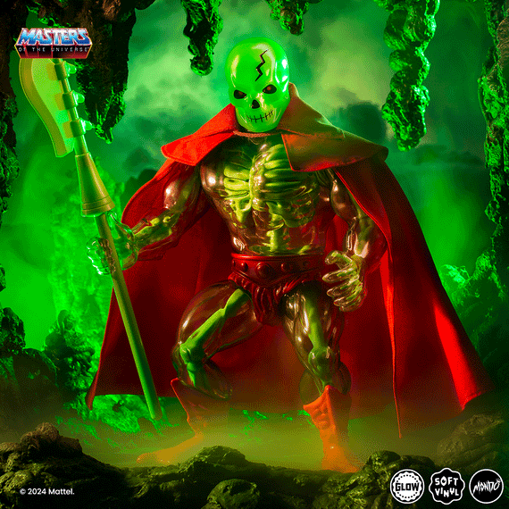 Masters of the Universe - Scareglow Soft Vinyl Figure - Necromancer Variant