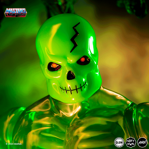 Masters of the Universe - Scareglow Soft Vinyl Figure - Necromancer Variant