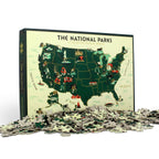 U.S. National Parks Map 1000-Piece Puzzle