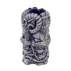 Krampus Designer Series Tiki Mug (Blue Wiped)