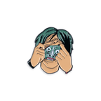 Robot Ted Enamel Pin