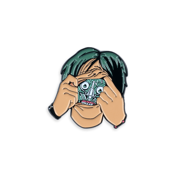 Robot Ted Enamel Pin