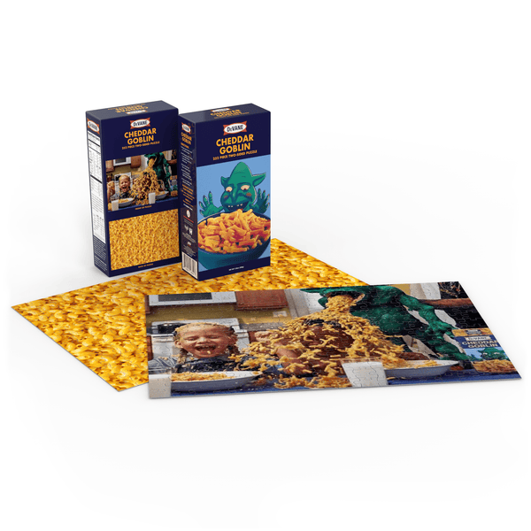 Mandy – Cheddar Goblin 252-Piece, 2-Sided Puzzle