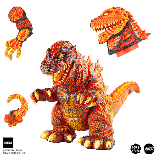 Godzilla - Vinyl Designer Figure by James Groman - Burning Variant
