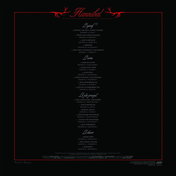 Hannibal – Original Television Soundtrack 2XLP