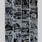 Press Room: Hardboiled Ad Block Poster - curated & signed by Joe Bob Briggs