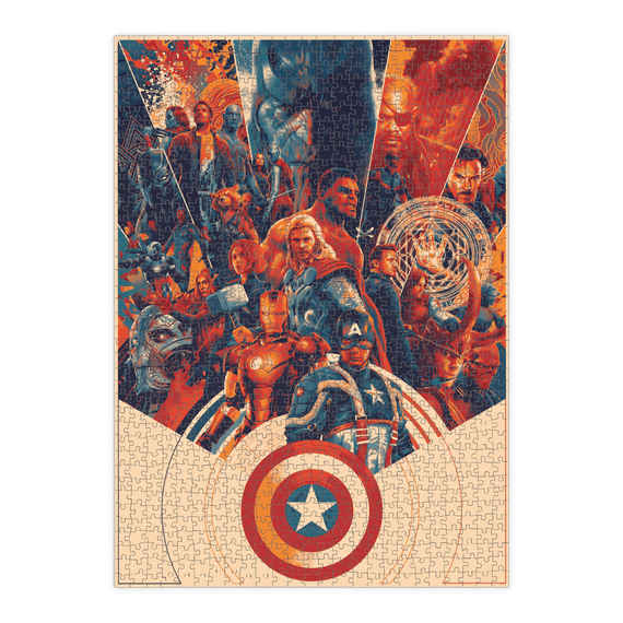 Marvel Cinematic Universe: The First Ten Years 1000-Piece Puzzle (Second Edition)