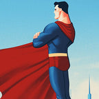 Superman: The Animated Series Screenprinted Poster