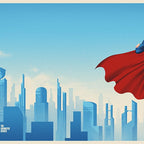 Superman: The Animated Series Screenprinted Poster