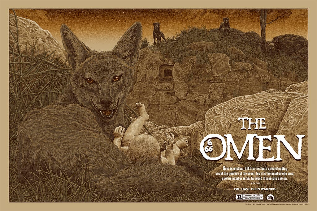The Omen Screenprinted Poster Mondo
