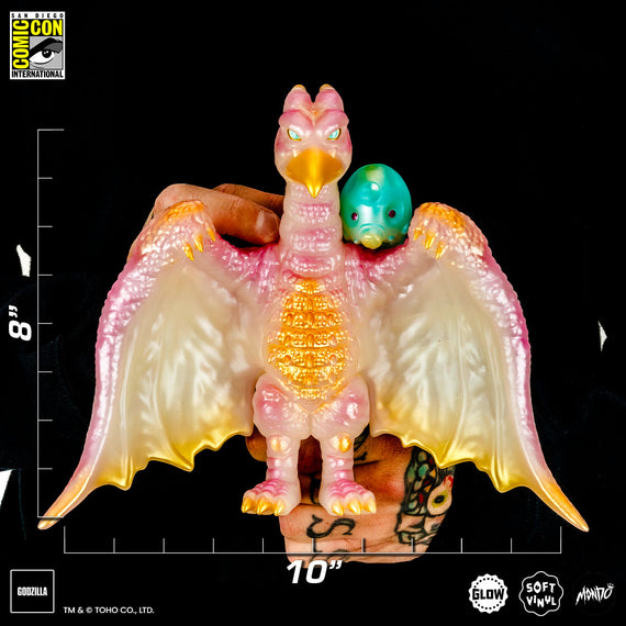 Rodan Soft Vinyl - Cherry Blossom Glow in the Dark SDCC Exclusive Variant