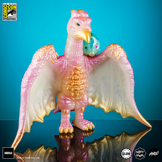 Rodan Soft Vinyl - Cherry Blossom Glow in the Dark SDCC Exclusive Variant