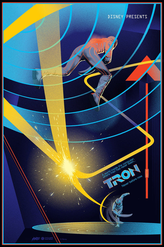 Mondo X Cyclops Print Works Print #19: Tron