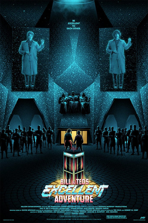 Bill & Ted's Excellent Adventure Poster