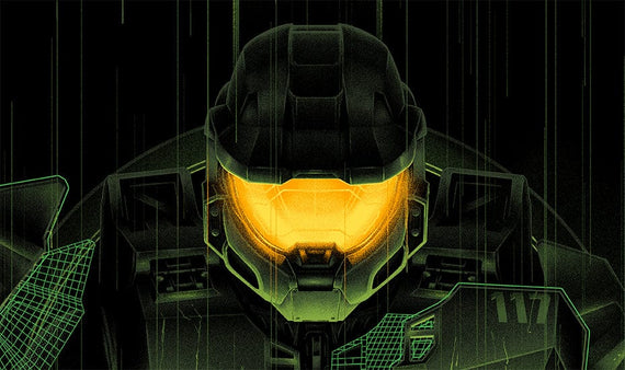 Halo Infinite Screenprinted Poster