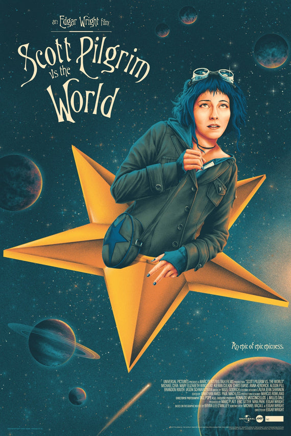 Scott Pilgrim vs. The World (Blue Hair) - Poster