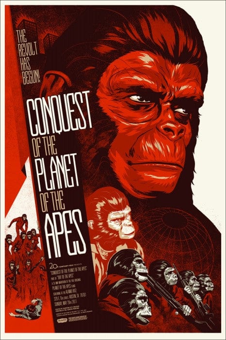 Conquest of the Planet of the Apes Phantom City Creative poster