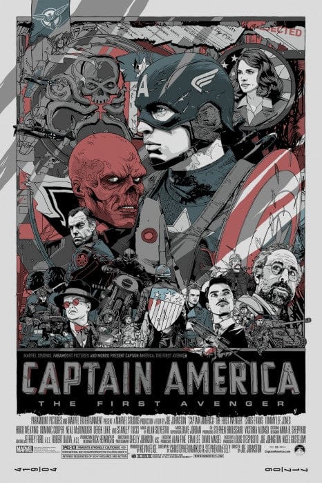 Captain America Variant Tyler Stout poster