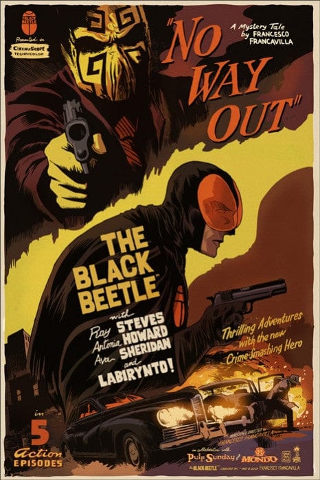 The Black Beetle Francesco Francavilla poster
