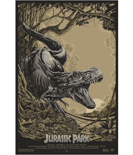 Jurassic Park   Variant Ken Taylor poster