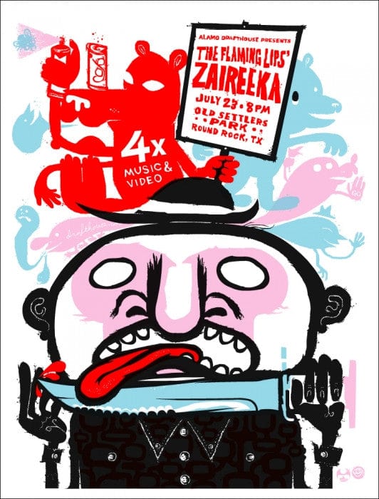 The Flaming Lips Zaireeka Little Friends Of Print Making poster