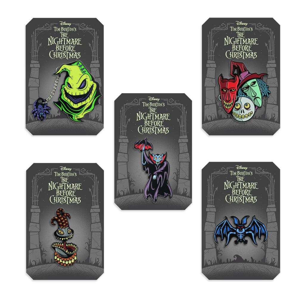 The Nightmare Before Christmas 5 Pin Set Series 2 Mondo the-nightmare-before-christmas-5-pin-set-series-2-mondo