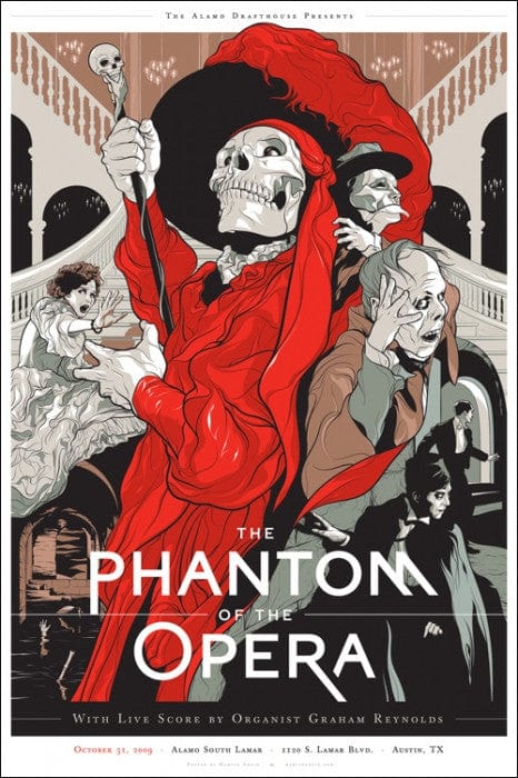 The Phantom Of The Opera  Variant Martin Ansin poster