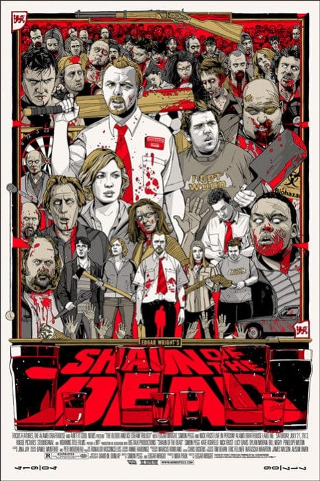 Shaun of the Dead   Stout Tyler Stout poster